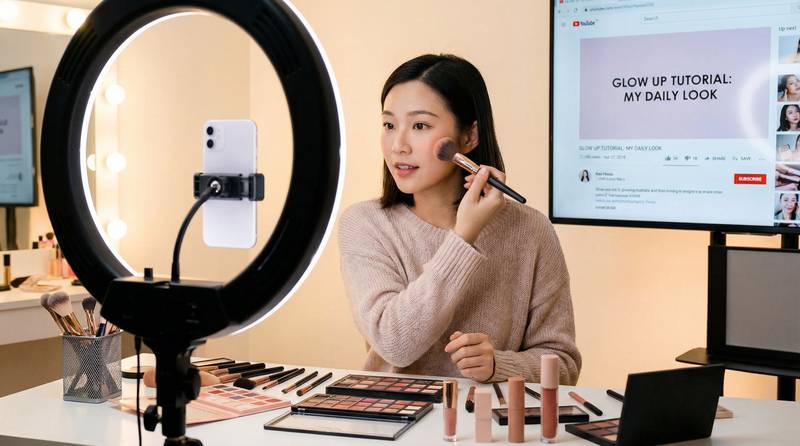 糖心vlog美妆视频